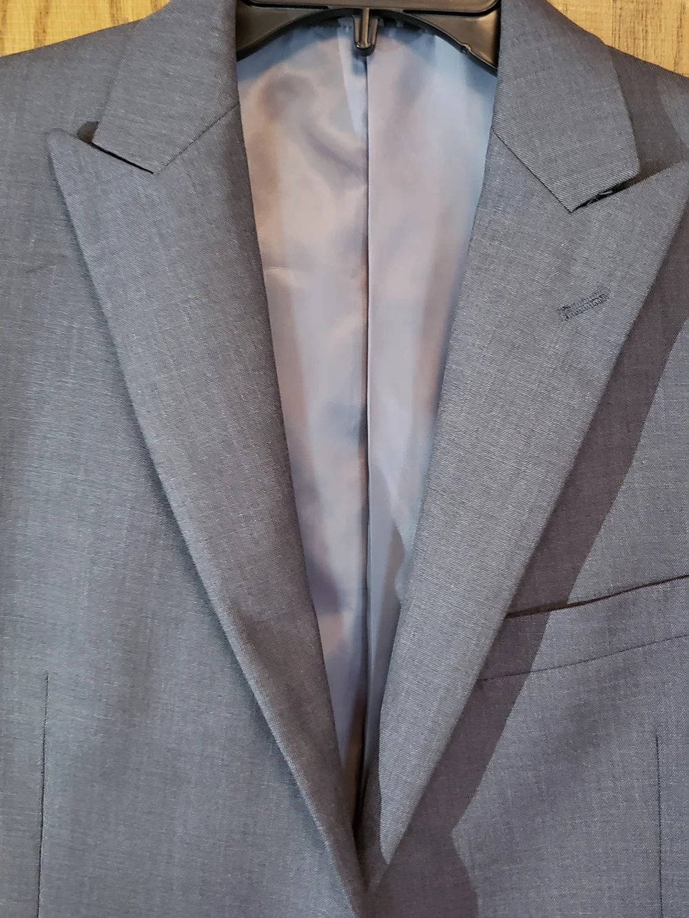jf j.ferrar Two-Button Blue Sport Coat.‎ Small. Formal Wear. Lined. Vest.